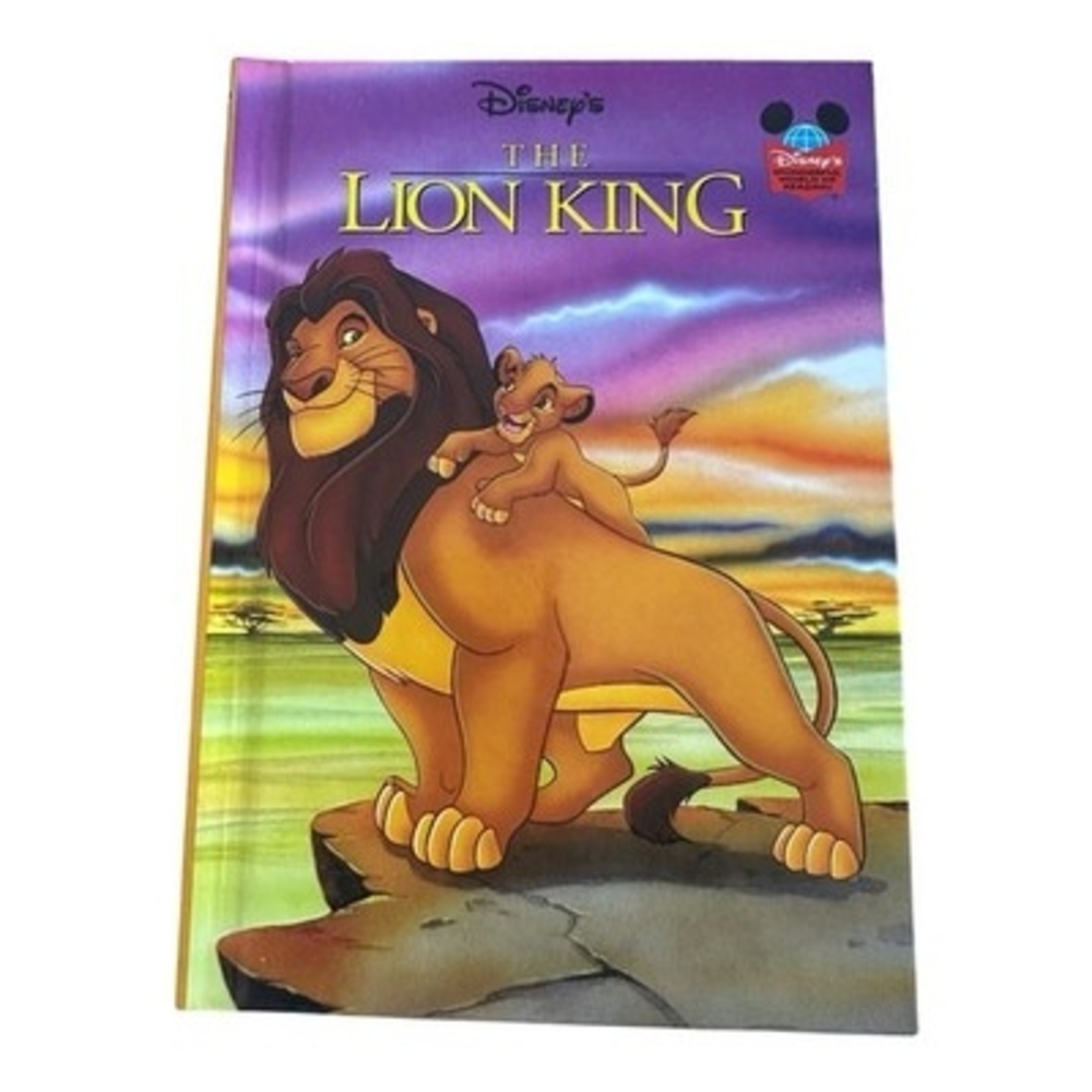 Disney The Lion King 1994 First American Edition Grolier Hardcover Book New